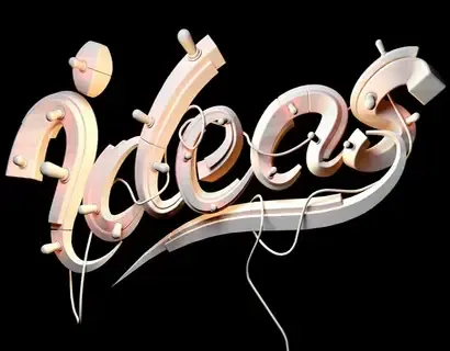 3D Lettering example